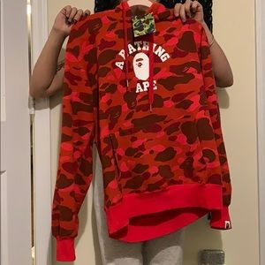 Red bape jacket